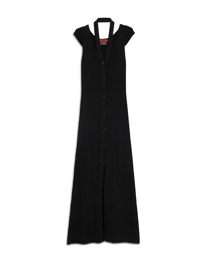 MAX&Co Ribbed Cut Out Maxi Dress 5