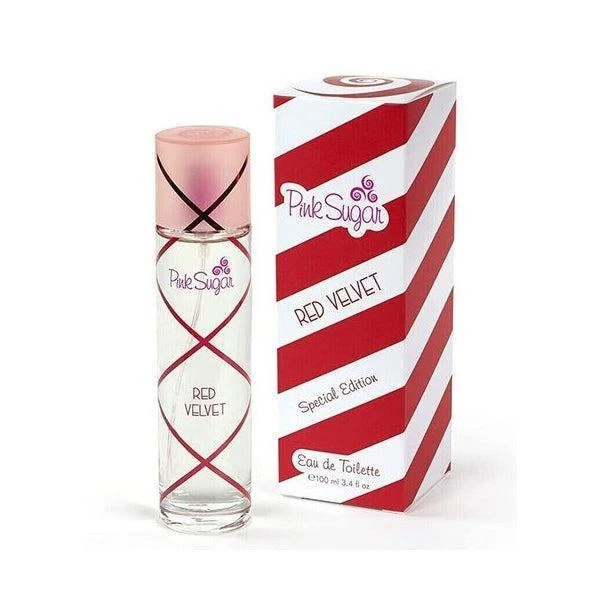 AQUOLINA Pink Sugar Red Velvet for Women Eau de Toilette Spray Special Edition 3.4 oz 1