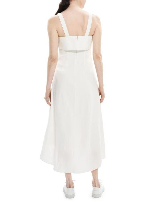 Theory Linen Blend Midi Dress 2