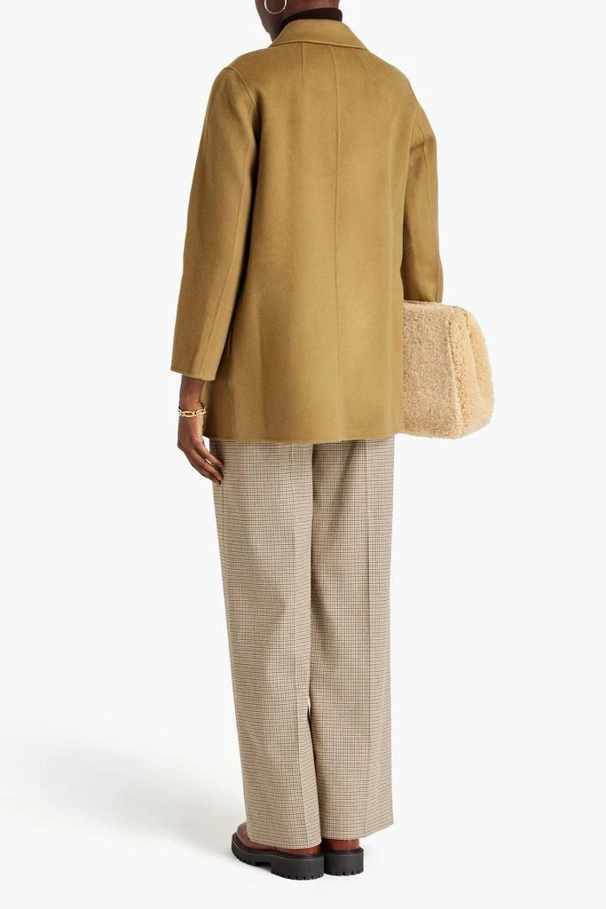 Theory Clairene wool and cashmere-blend felt coat 3