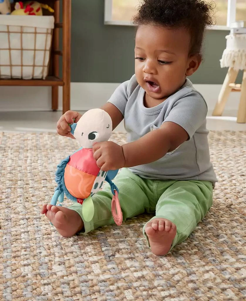 Fisher Price Planet Friends Sea Me Bounce Turtle Baby Stroller Toy with Sensory Details 2