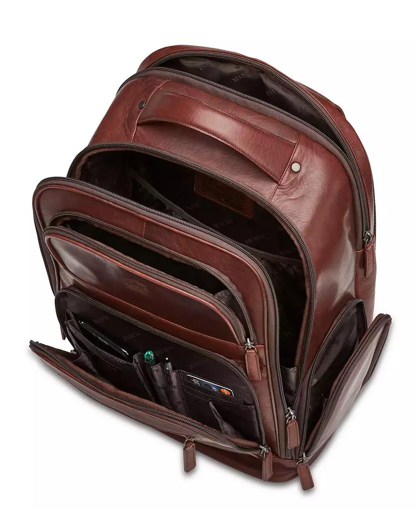 Mancini Leather Goods Buffalo Collection Laptop/ Tablet Backpack