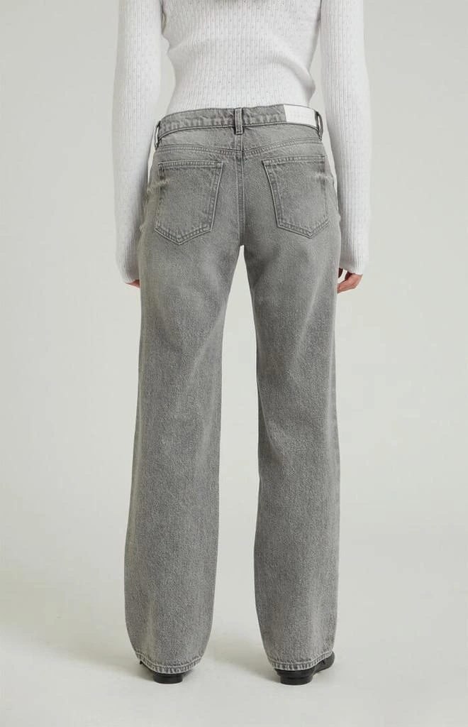 PacSun Jordyn Gray Low Rise Straight Leg Jeans 4