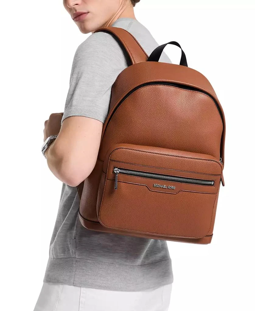 Michael Kors Men's Malone Leather Logo Backpack 4