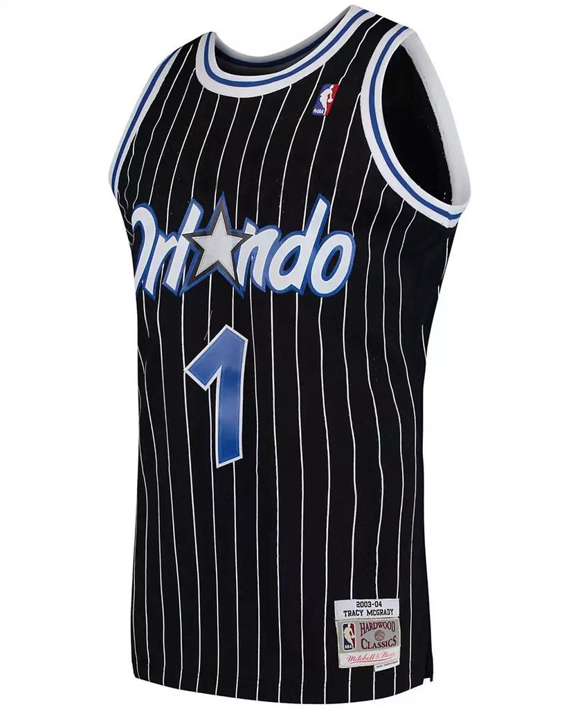 Mitchell and Ness Men's Tracy McGrady Black Orlando Magic 2003-04 Hardwood Classics Swingman Jersey