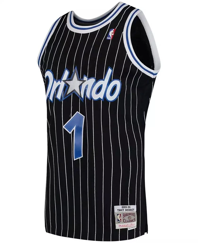 Mitchell and Ness Men's Tracy McGrady Black Orlando Magic 2003-04 Hardwood Classics Swingman Jersey 2