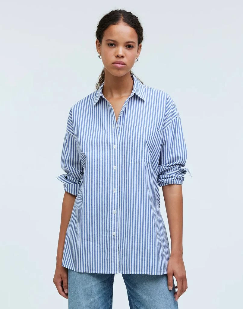 Madewell The Signature Poplin Oversized Shirt 2