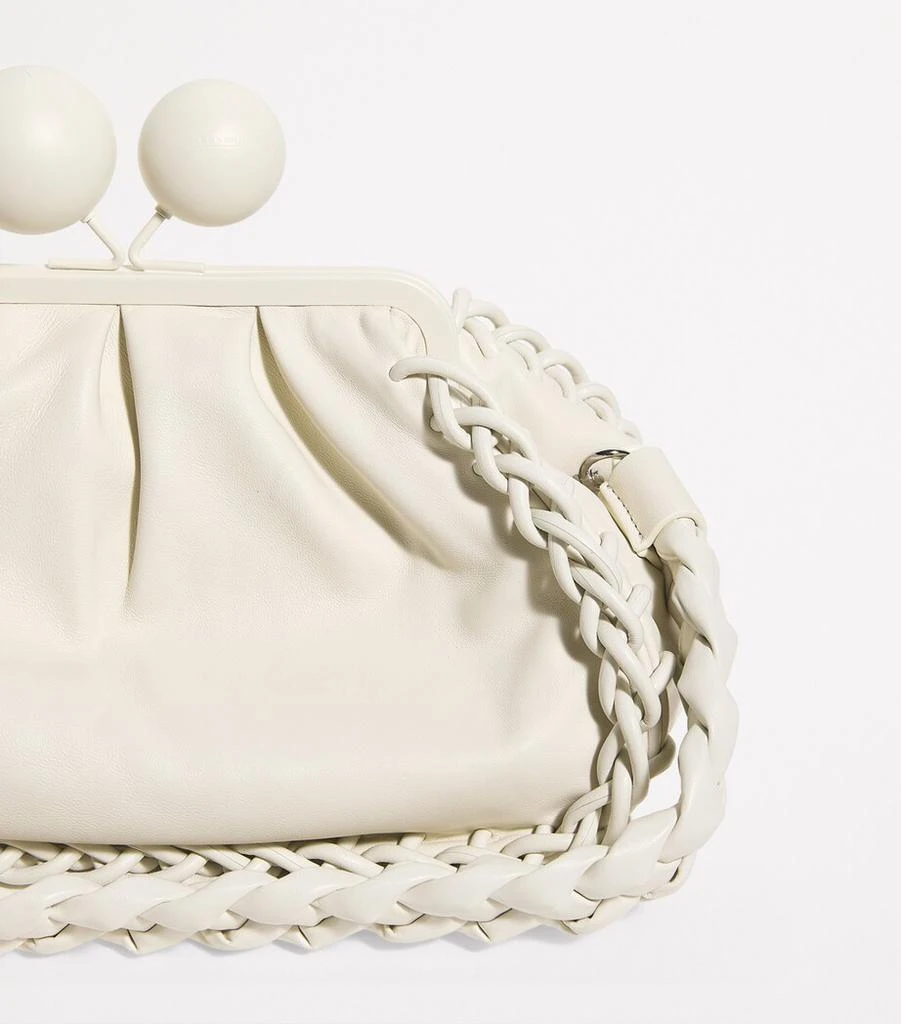 Weekend Max Mara Medium Nappa Leather Pasticcino Clutch Bag 7