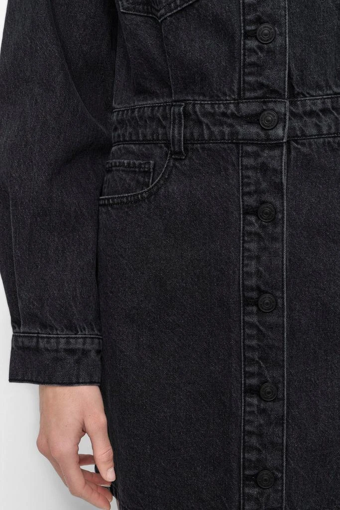 DKNY BUTTON DOWN LONG SLEEVE DENIM DRESS 6