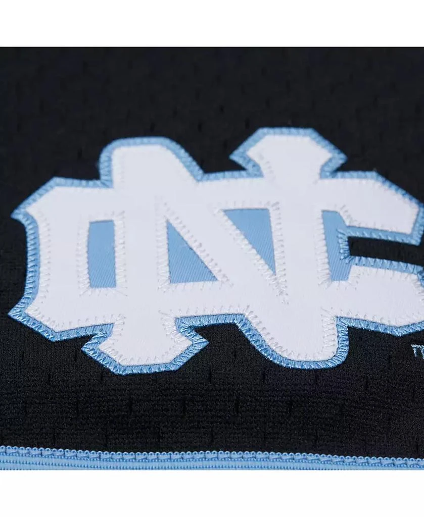 Mitchell & Ness Men's Black North Carolina Tar Heels On The Clock Full-Button Fashion Jersey 5