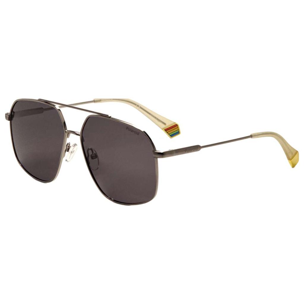 Polaroid Polaroid Women's Silver Square Polarized Sunglasses