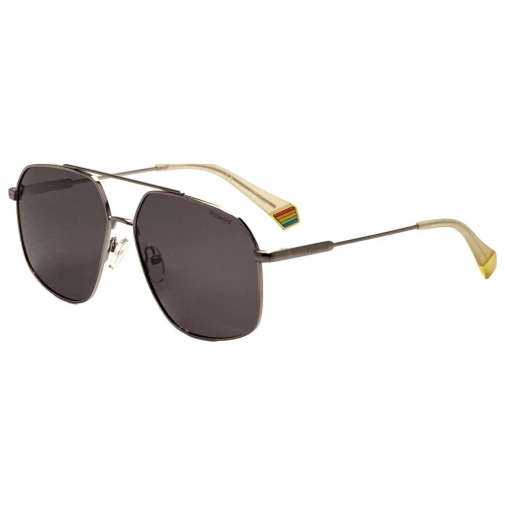 Polaroid Polaroid Women's Silver Square Polarized Sunglasses 1