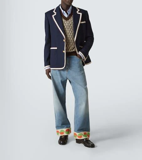 Valentino Toute La V virgin wool sweater vest 2