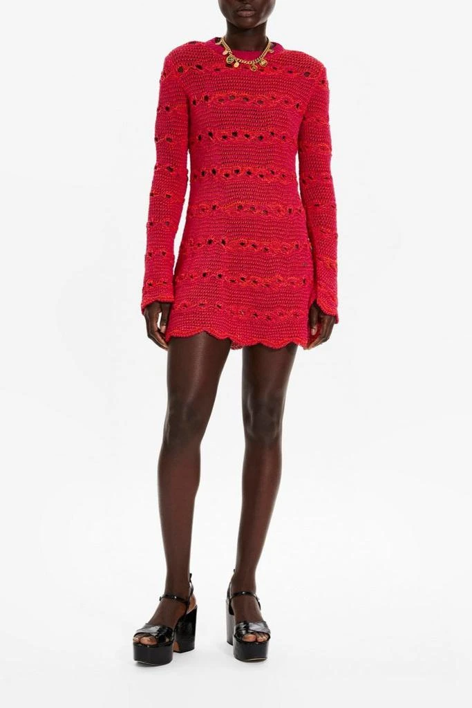 SONIA RYKIEL Robe - Raye Fuchsia Et Corail - Femme 2