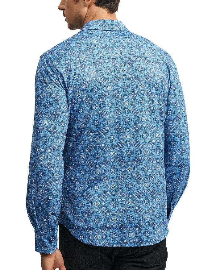 Robert Graham Zante Performance Stretch Printed Classic Fit Button Down Shirt 3