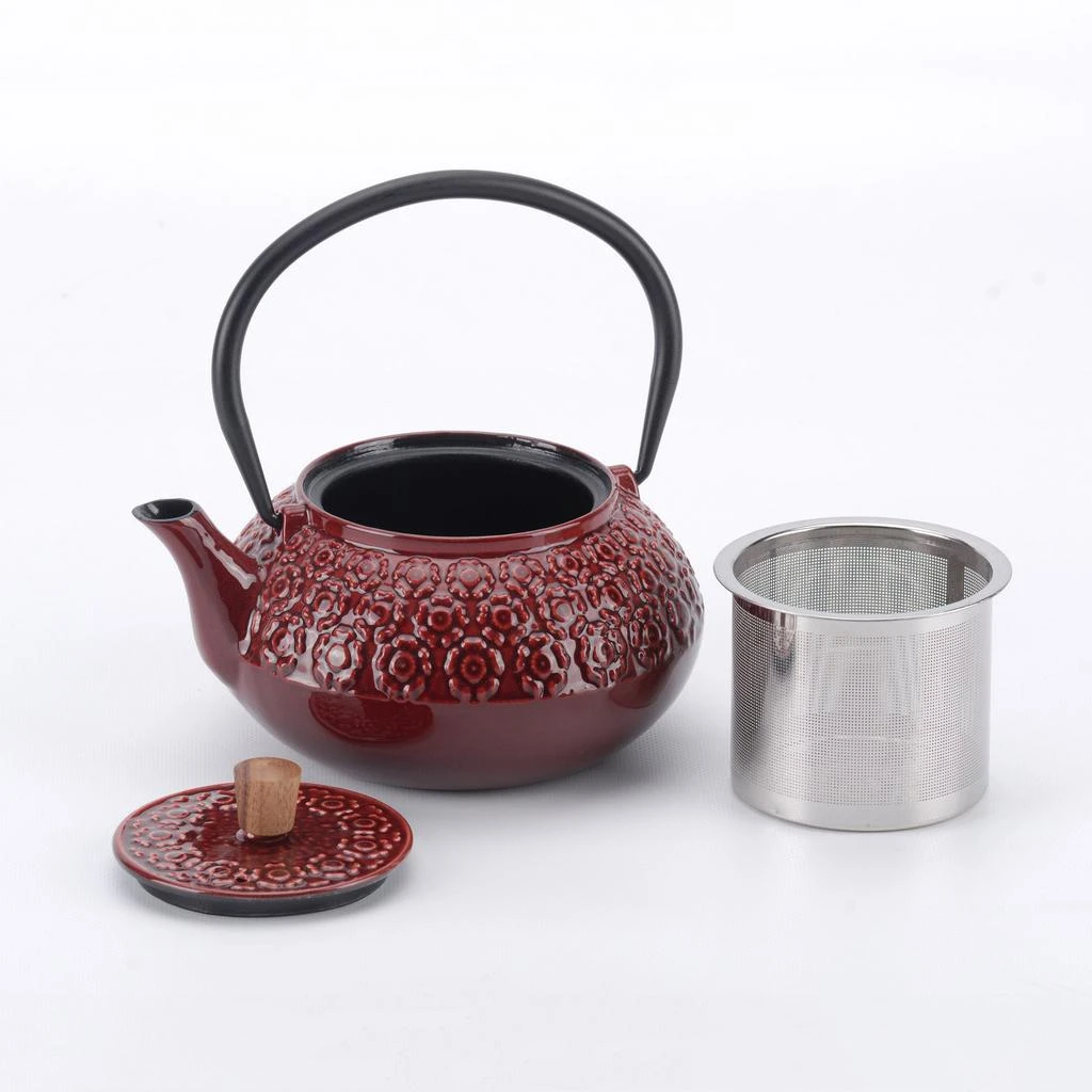MNML Enameled Cast Iron Teapot - Sakura 5
