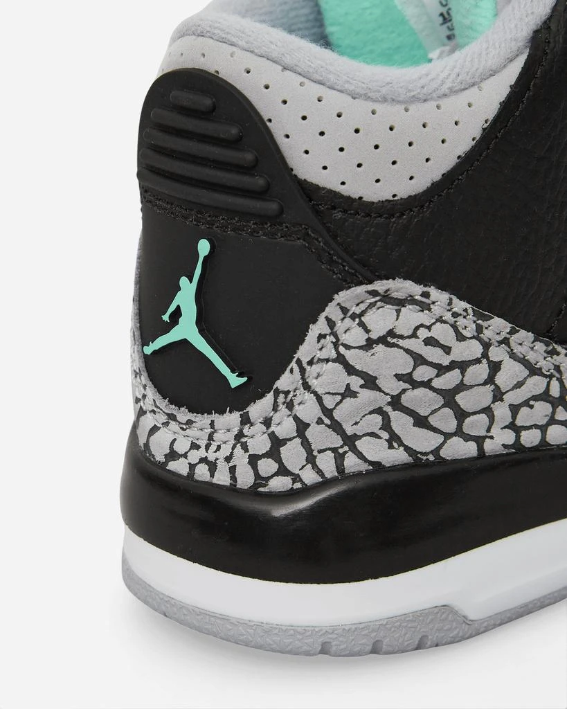 Jordan Air Jordan 3 Retro (PS) Sneakers Black / Green Glow 7