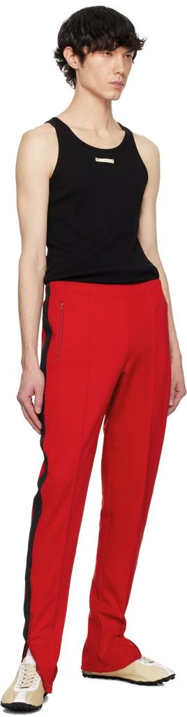 MAISON MARGIELA Red Striped Sweatpants 4
