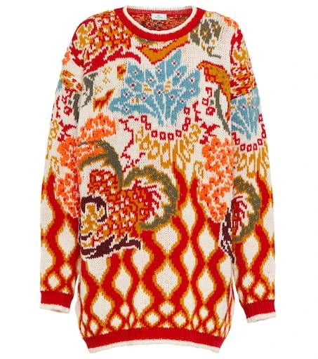 ETRO Jacquard wool-blend sweater 1