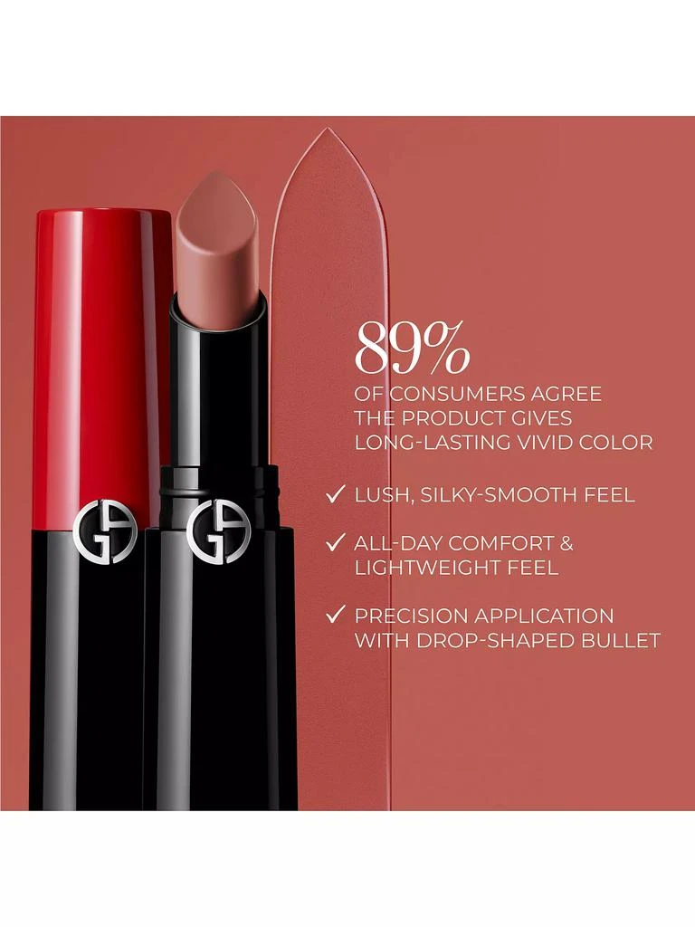 Armani Beauty Lip Power Long Lasting Satin Lipstick 4