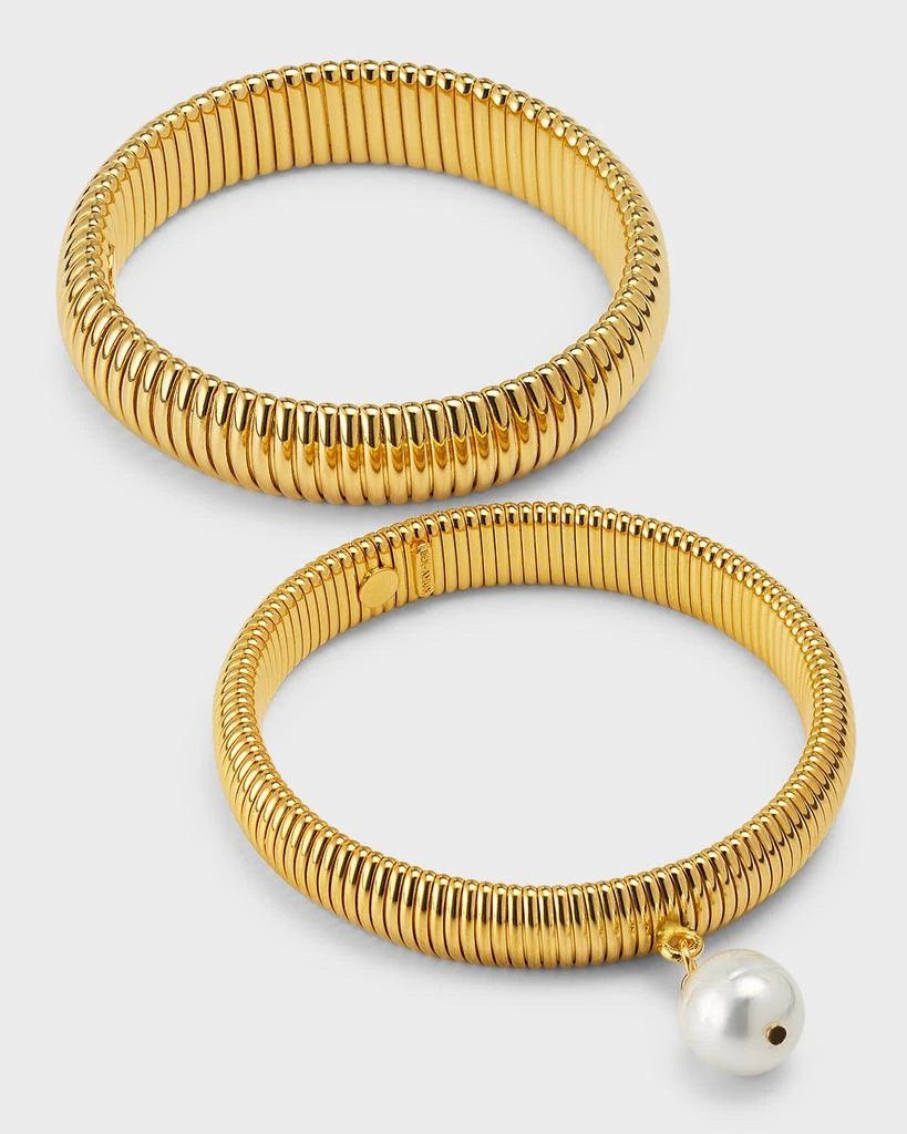 BEN-AMUN Pearly Cobra Bracelet, Set of Two 4