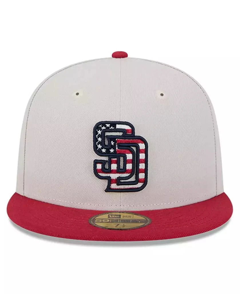 New Era Men's Red San Diego Padres 2024 Fourth of July 59FIFTY Fitted Hat 4