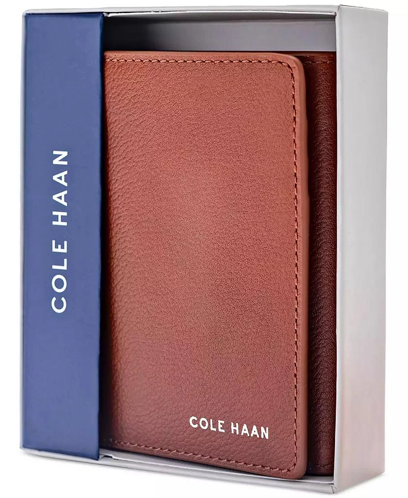 Cole Haan Men's RFID Boxshine Trifold Logo Wallet 5