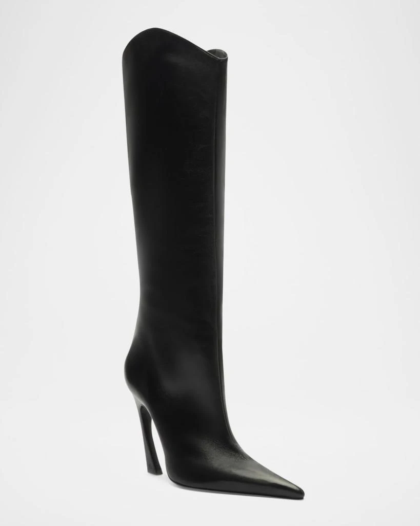 Schutz Maryann Up Leather Curve Tall Boots 2