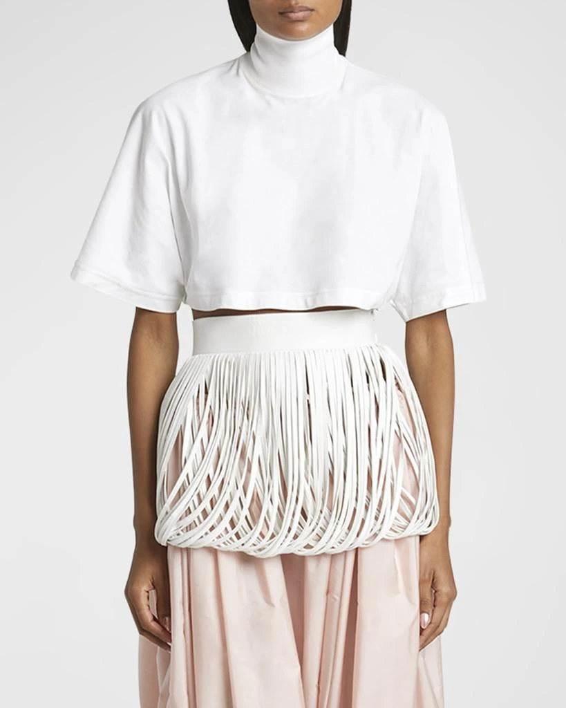 Alaia Open Fringe Leather Belt 1