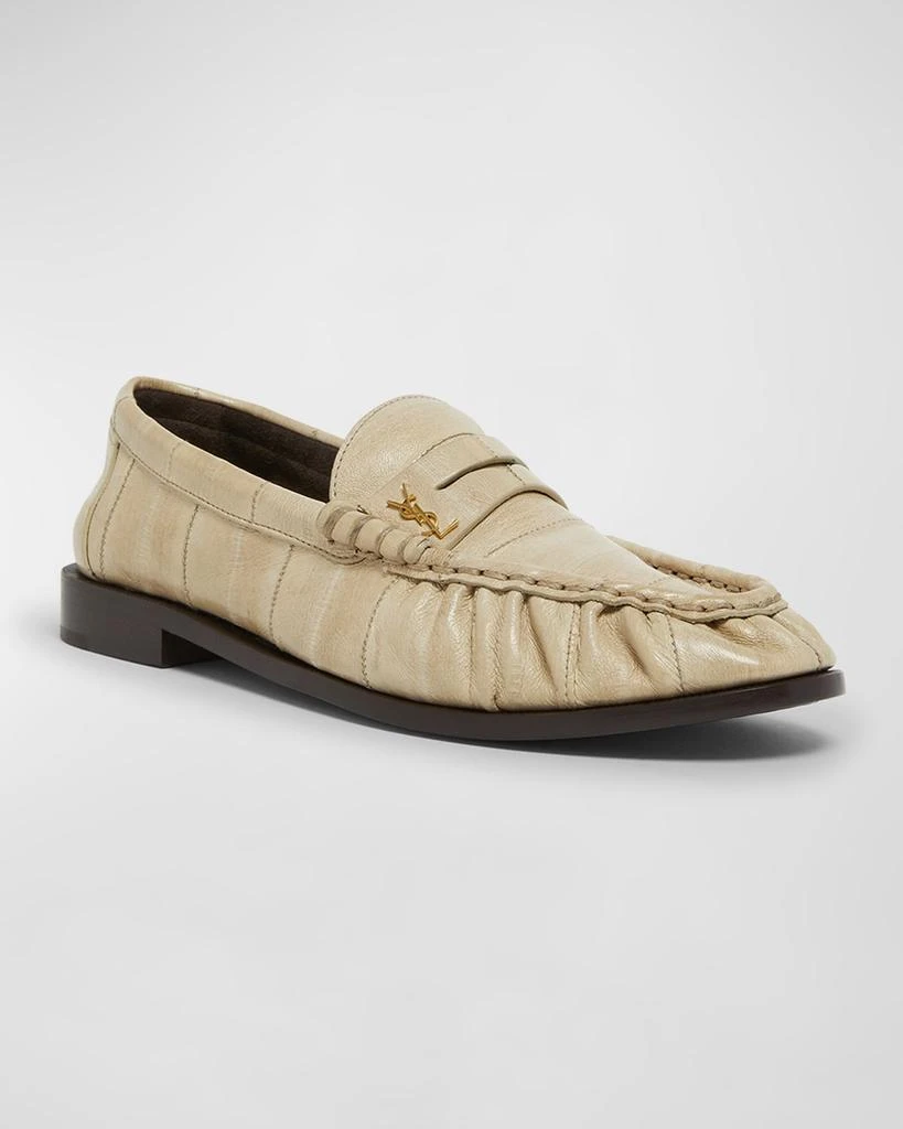 Yves Saint Laurent Le Leather YSL Penny Loafers 3