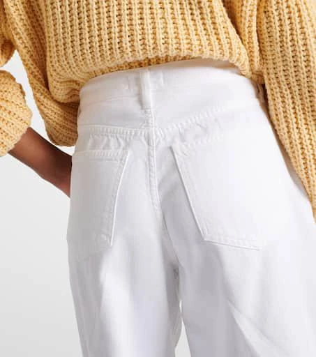 AGOLDE Ellis mid-rise denim Bermuda shorts 5