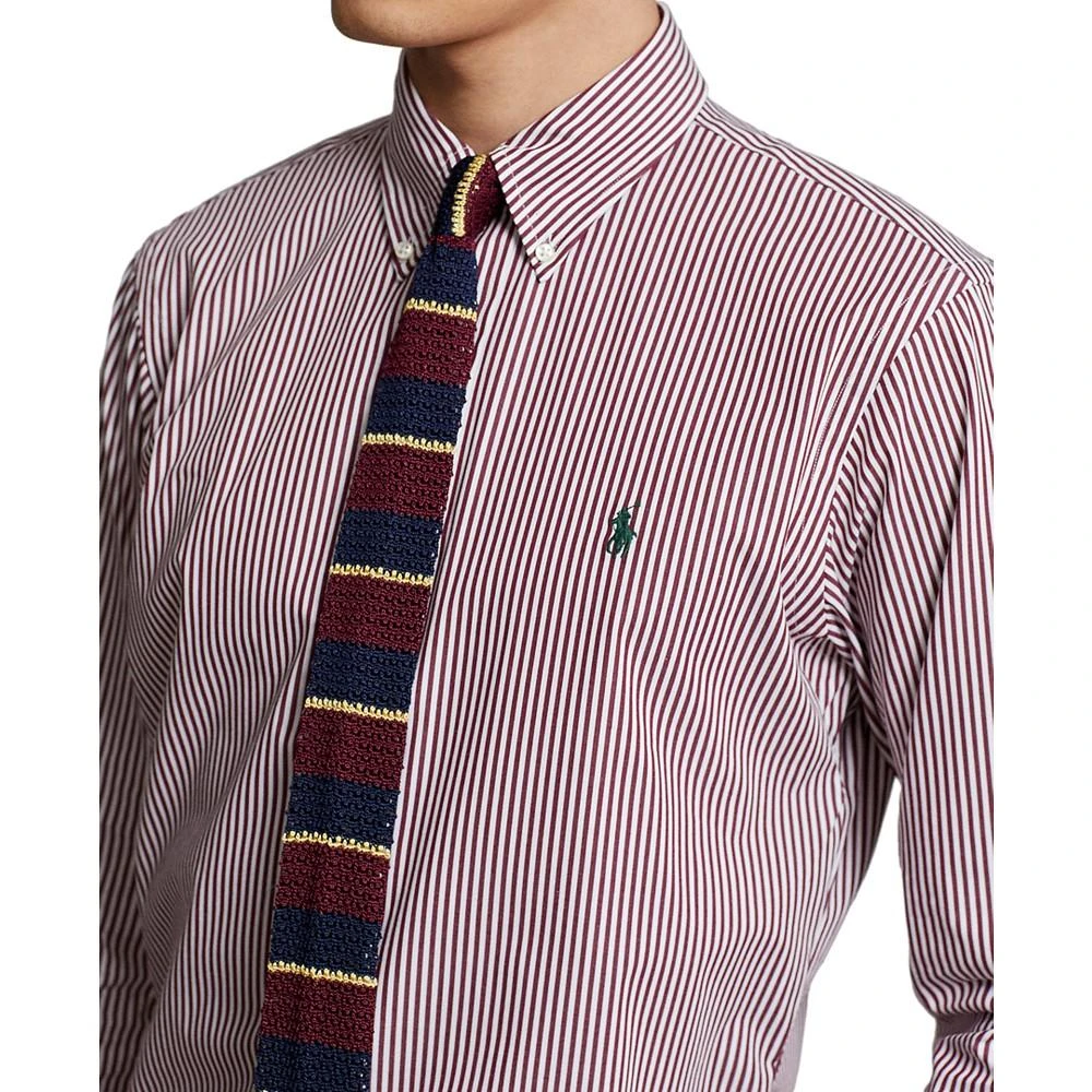 Polo Ralph Lauren Men's Slim Fit Striped Stretch Poplin Shirt 6