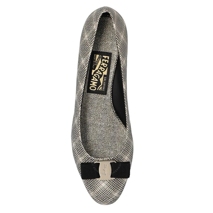Salvatore Ferragamo Salvatore Ferragamo Ladies Vara Bow Tartan Check Pump Shoe 2