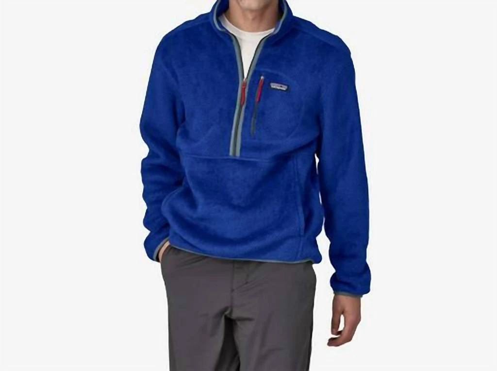 Patagonia Retool Fleece Pullover In Passage Blue 1