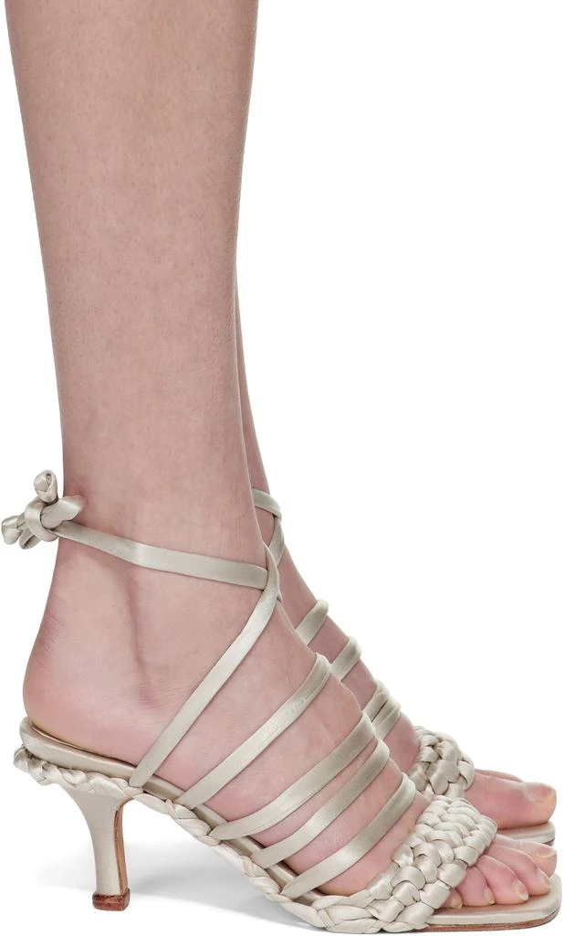 Isa Boulder Silver Cloudy Mandy Heeled Sandals 1