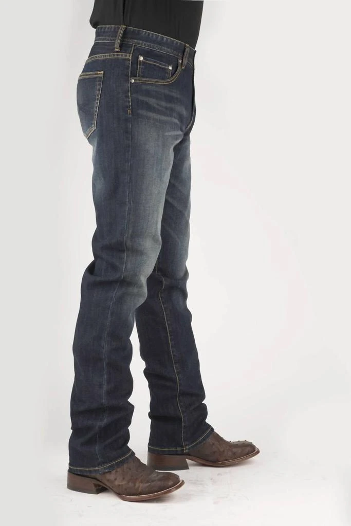 STETSON Stetson - Straight Stretch Low Rise Straight Fit Straight Leg Jeans 2
