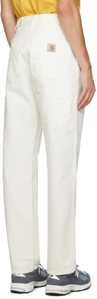 Carhartt WIP Off-White Single Knee Trousers 3