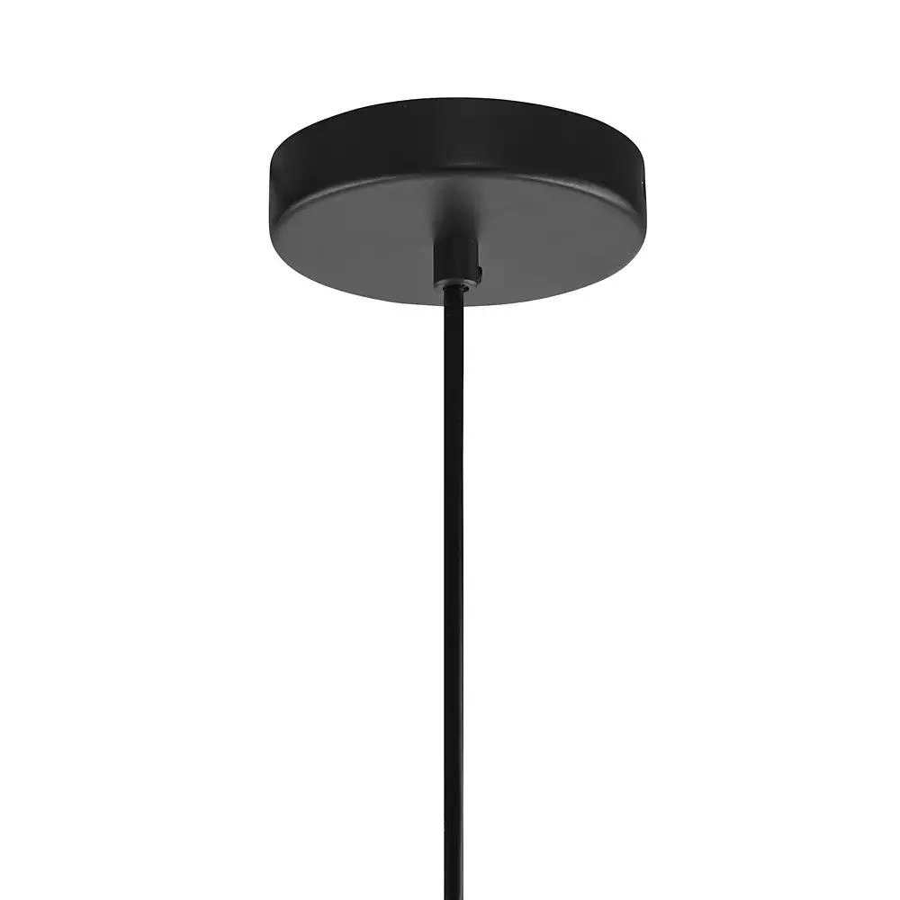 Possini Euro Design Rorie 8 1/2" Modern Pendant Ceiling Light Fixture Dining Room Over Table Kitchen Island Black Smoke Glass Mini 2