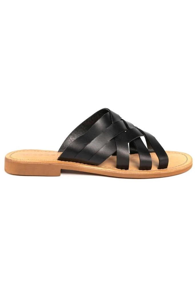 Cocobelle Siena Leather Sandal In Black 1