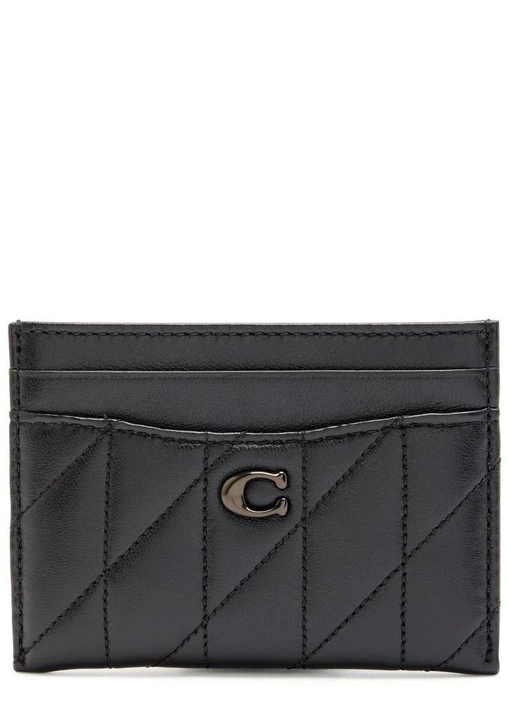 Coach Pillow quilted leather card holder  1