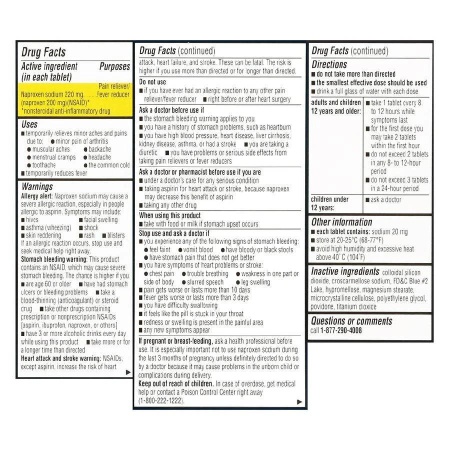 Walgreens Back & Muscle All Day Pain Relief Tablets 3