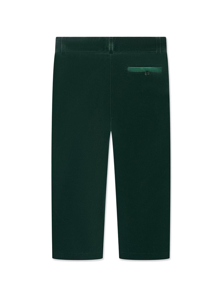 Patachou Patachou Straight Leg Velvet Party Trousers