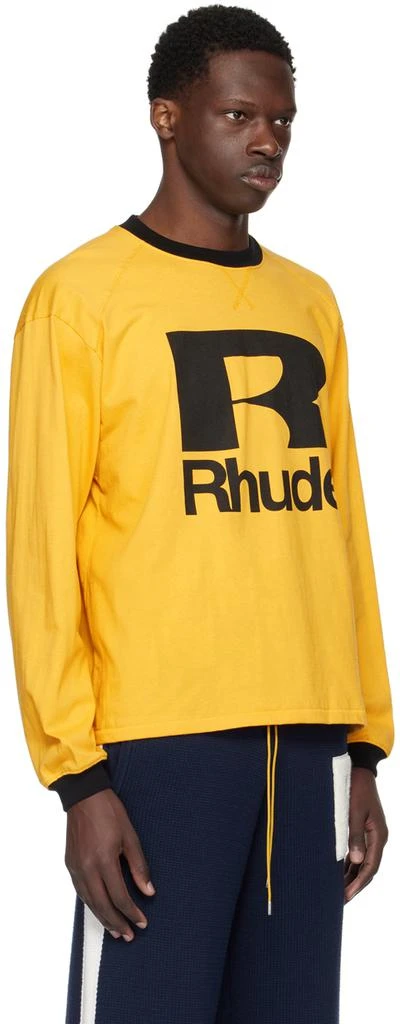 Rhude Yellow Petrol Long Sleeve T-Shirt 2