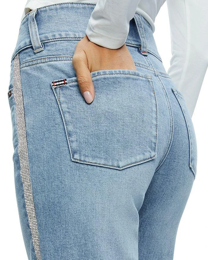 Alice + Olivia Missa High Rise Wide Leg Jeans in Vintage Blue 5