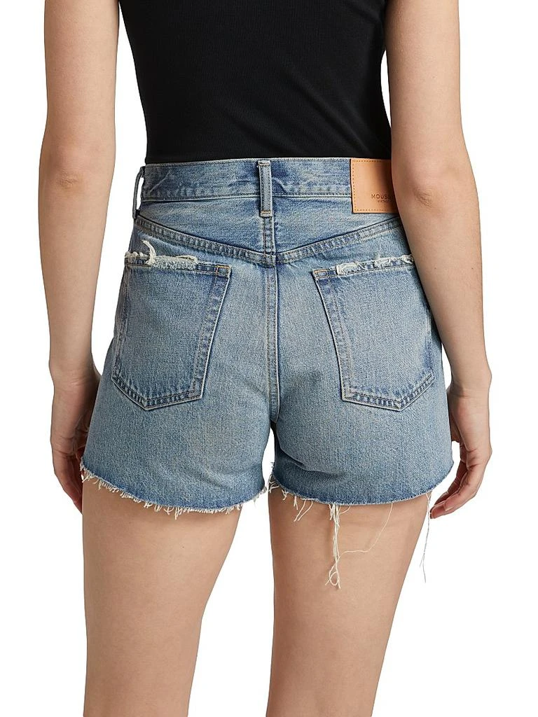 MOUSSY VINTAGE Bayville Mid-Rise Denim Shorts 5