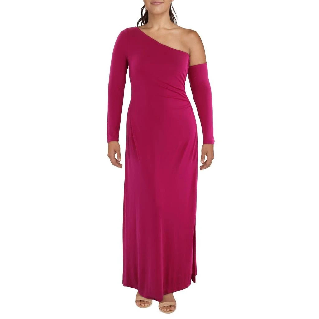Donna Karan Womens Asymmetric One Shoulder Evening Dress - Dresses & Skirts  - BeyondStyle