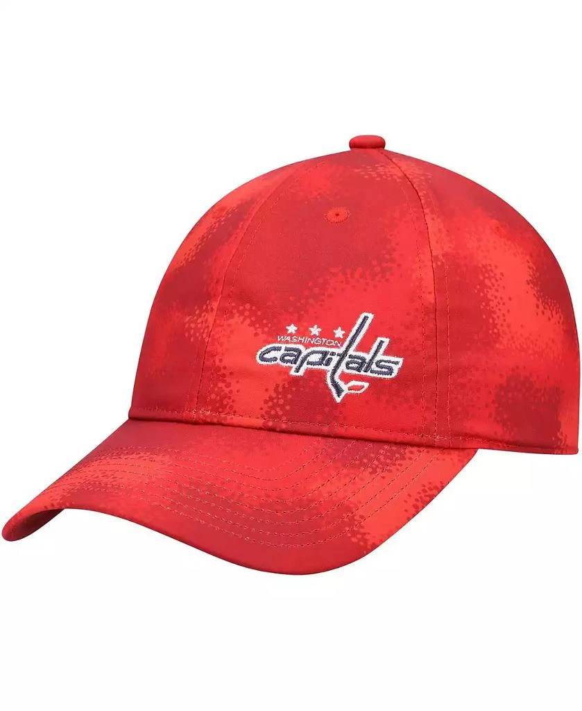 Adidas Women's Red Washington Capitals Camo Slouch Adjustable Hat 1