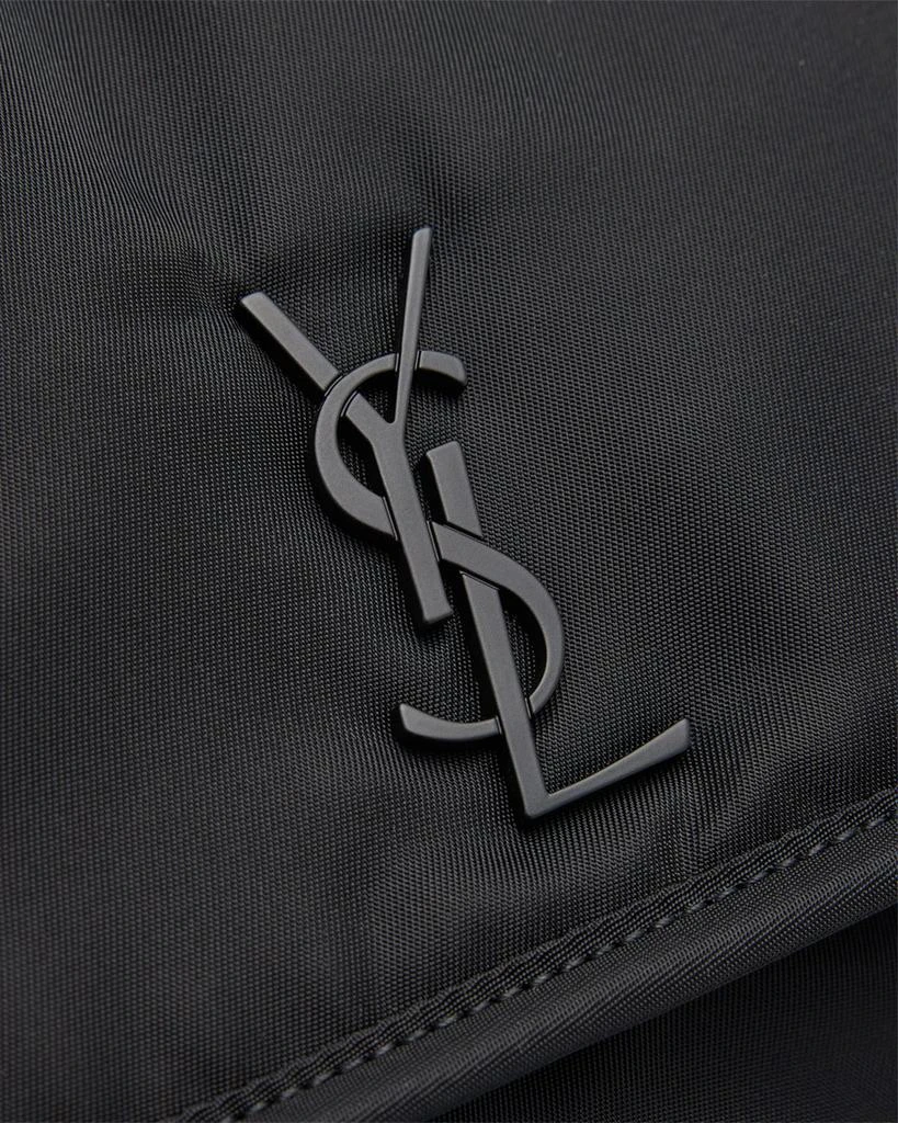 Yves Saint Laurent Men's Niki YSL Messenger Bag in Nylon 7