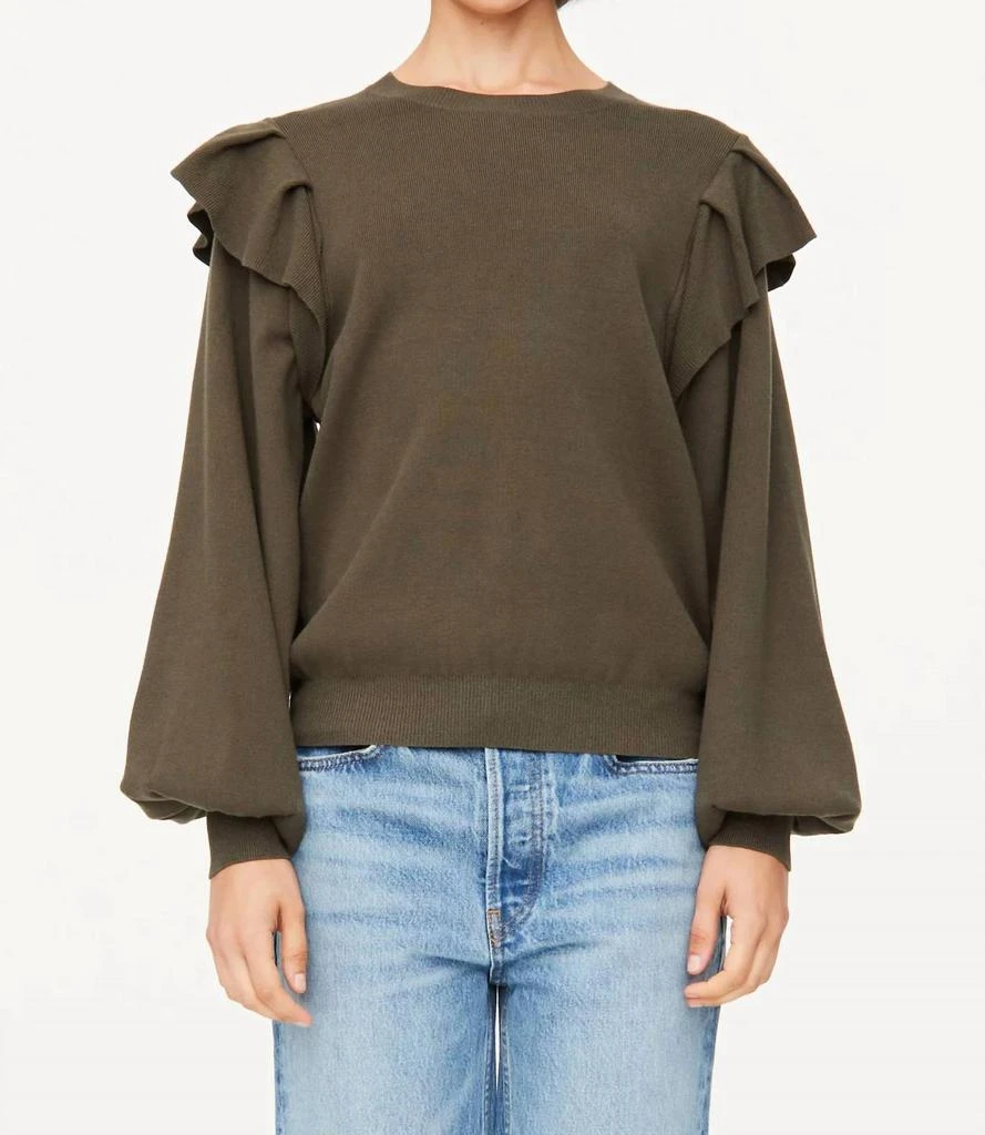Marie Oliver Remi Popover In Juniper Green 1