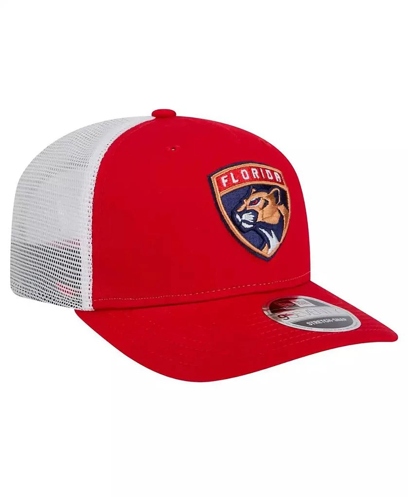 New Era Men's Red Florida Panthers Core Trucker 9SEVENTY Stretch-Snap Hat 4